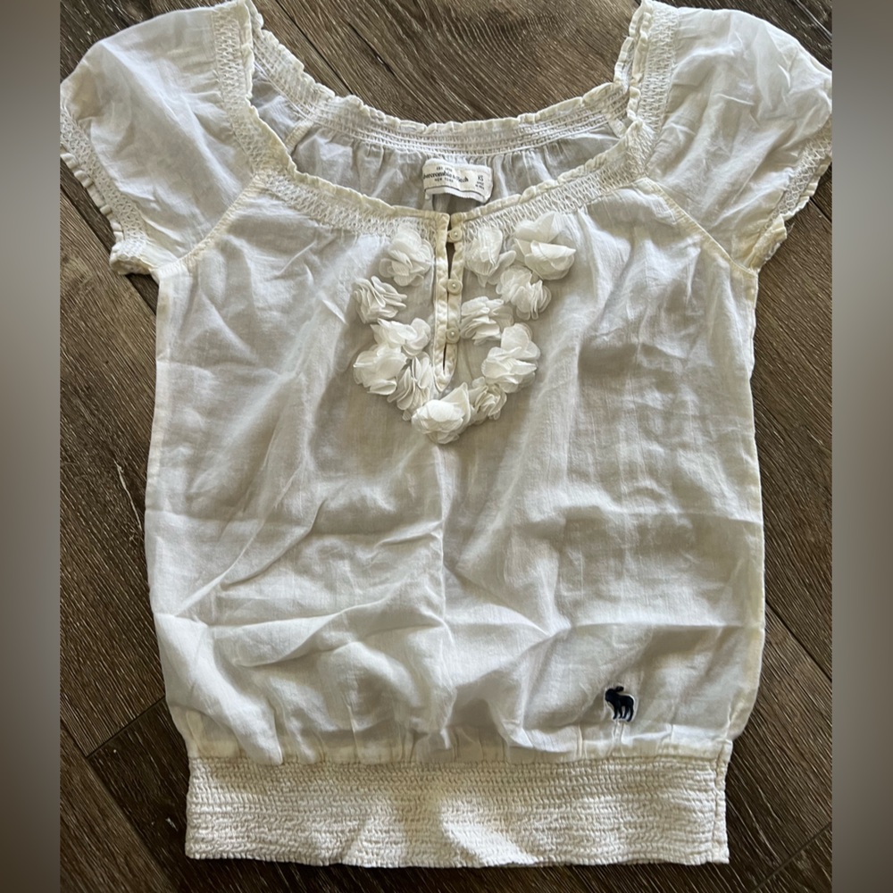 Abercrombie & Fitch sheer top.